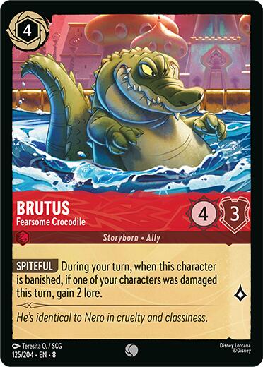 Brutus - Fearsome Crocodile (125/204) [Reign of Jafar] | Galactic Gamez