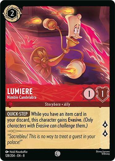 Lumiere - Nimble Candelabra (128/204) [Reign of Jafar] | Galactic Gamez