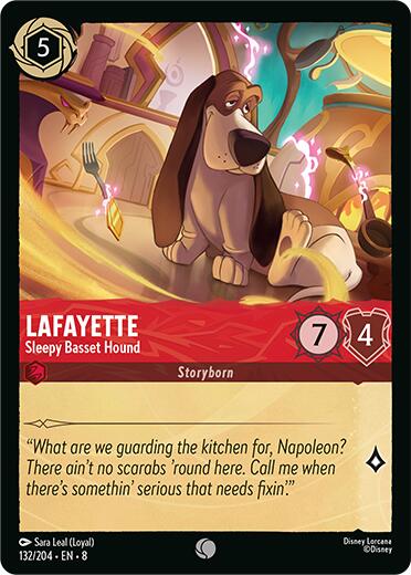 Lafayette - Sleepy Basset Hound (132/204) [Reign of Jafar] | Galactic Gamez