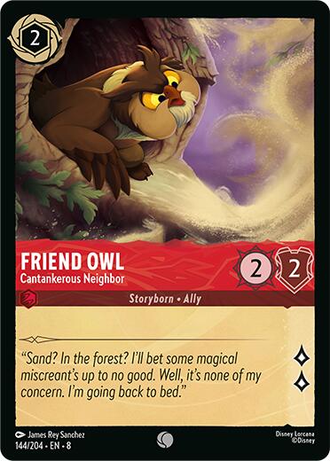 Friend Owl - Cantankerous Neighbor (144/204) [Reign of Jafar] | Galactic Gamez