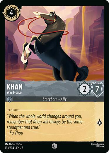 Khan - War Horse (193/204) [Reign of Jafar] | Galactic Gamez