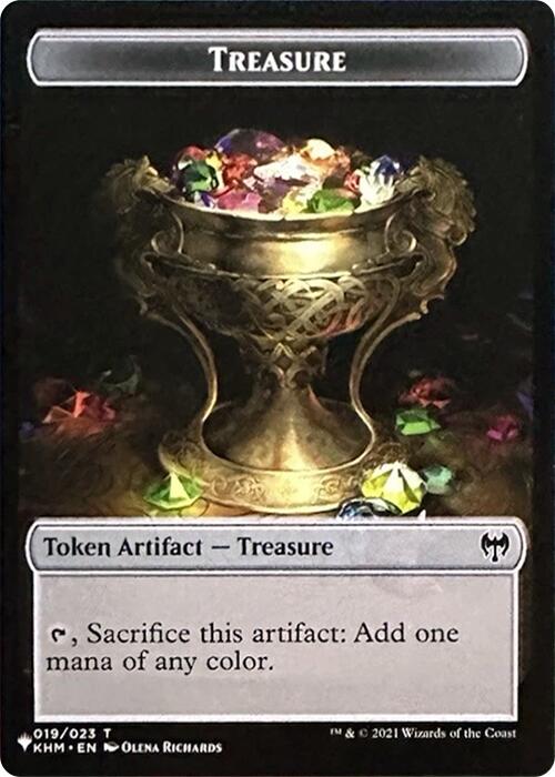 Treasure // Egg Double-Sided Token [Secret Lair Drop Series] | Galactic Gamez