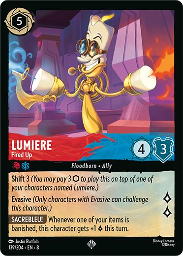 Lumiere - Fired Up (139/204) [Reign of Jafar] | Galactic Gamez