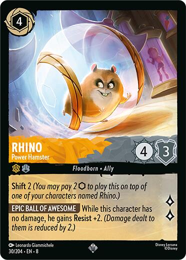 Rhino - Power Hamster (30/204) [Reign of Jafar] | Galactic Gamez