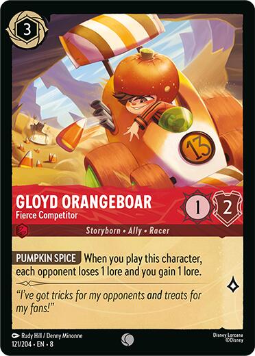 Gloyd Orangeboar - Fierce Competitor (121/204) [Reign of Jafar] | Galactic Gamez