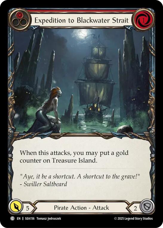 Expedition to Blackwater Strait [SEA156] (High Seas)  Rainbow Foil | Galactic Gamez