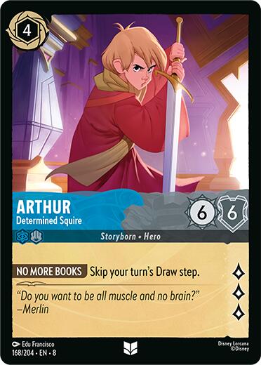 Arthur - Determined Squire (168/204) [Reign of Jafar] | Galactic Gamez