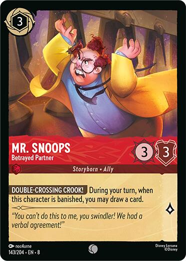 Mr. Snoops - Betrayed Partner (143/204) [Reign of Jafar] | Galactic Gamez