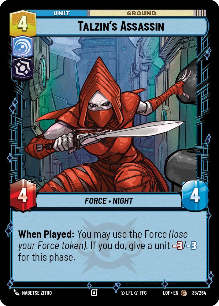 Talzin's Assassin (35/264) (35/264) [Legends of the Force] | Galactic Gamez