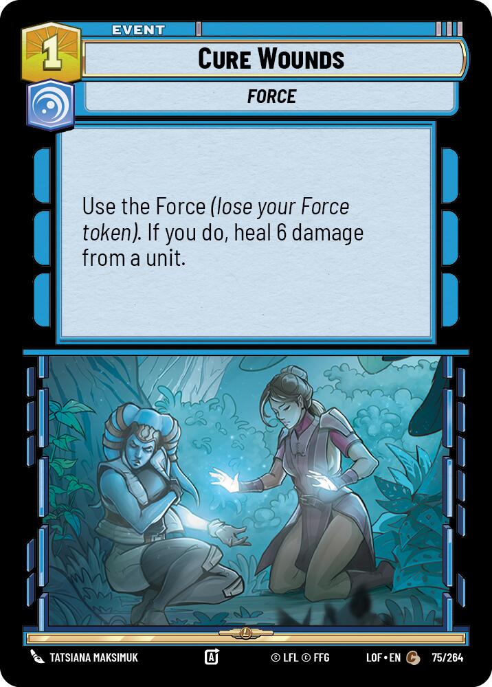Cure Wounds (75/264) (75/264) [Legends of the Force] | Galactic Gamez