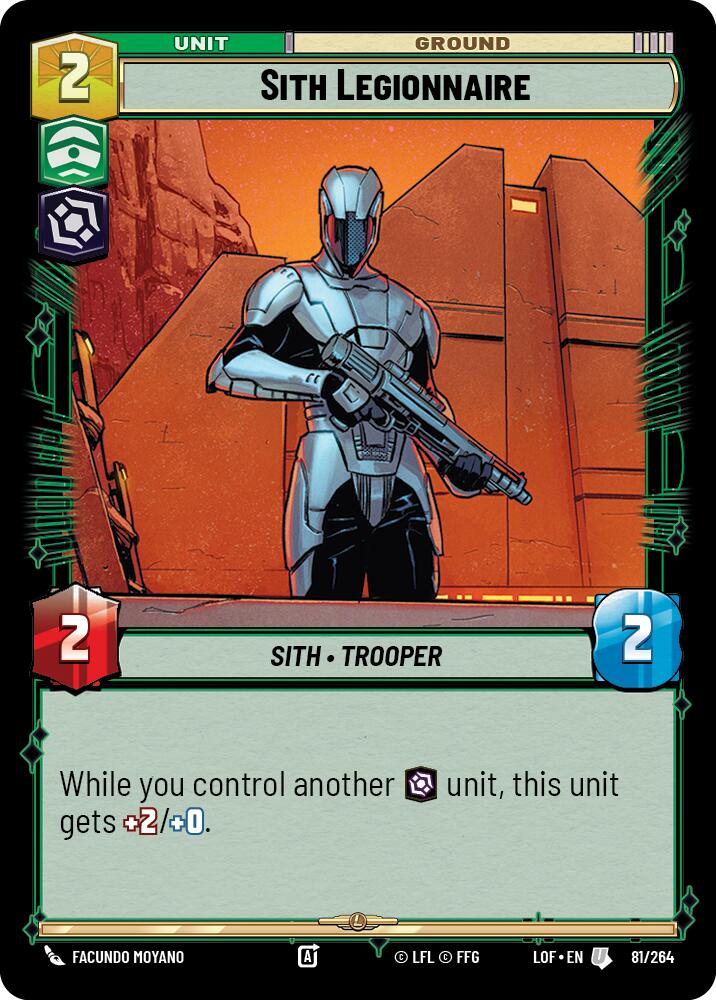Sith Legionnaire (81/264) (81/264) [Legends of the Force] | Galactic Gamez