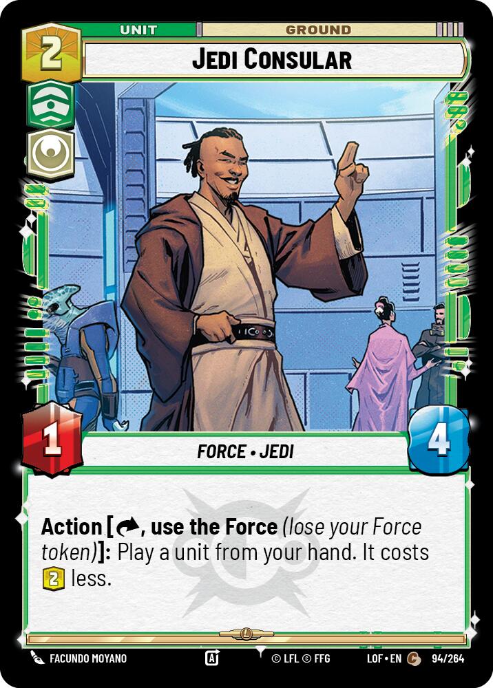 Jedi Consular (94/264) (94/264) [Legends of the Force] | Galactic Gamez
