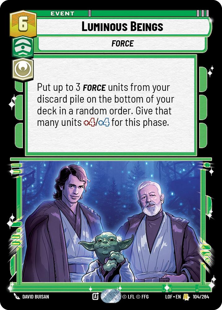 Luminous Beings (104/264) (104/264) [Legends of the Force] | Galactic Gamez