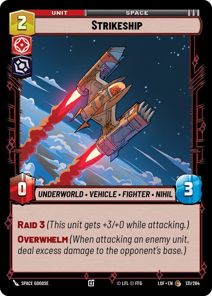 Strikeship (131/264) (131/264) [Legends of the Force] | Galactic Gamez