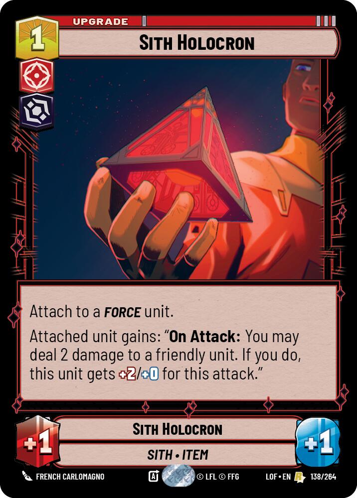 Sith Holocron (138/264) (138/264) [Legends of the Force] | Galactic Gamez