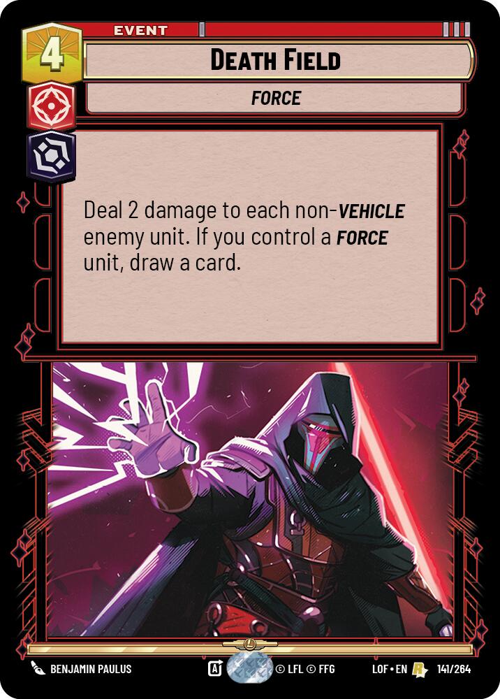 Death Field (141/264) (141/264) [Legends of the Force] | Galactic Gamez