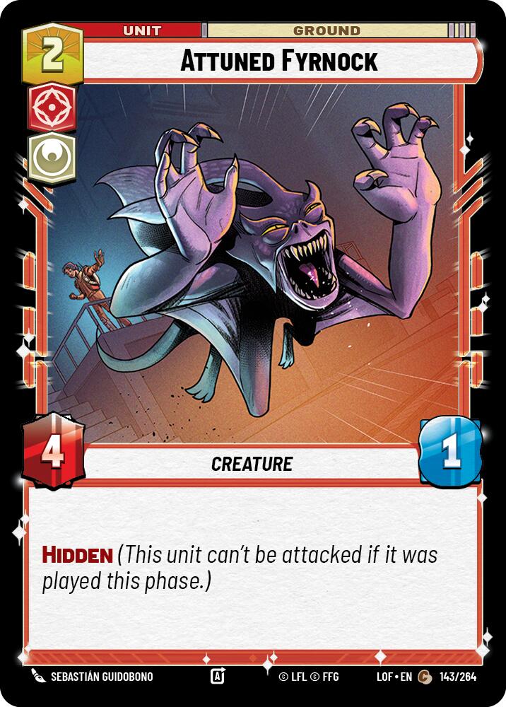 Attuned Fyrnock (143/264) (143/264) [Legends of the Force] | Galactic Gamez