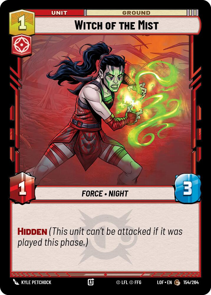 Witch of the Mist (154/264) (154/264) [Legends of the Force] | Galactic Gamez