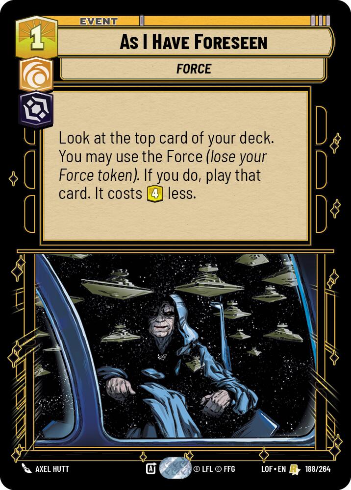 As I Have Foreseen (188/264) (188/264) [Legends of the Force] | Galactic Gamez