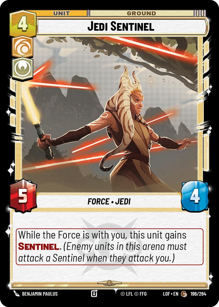 Jedi Sentinel (196/264) (196/264) [Legends of the Force] | Galactic Gamez