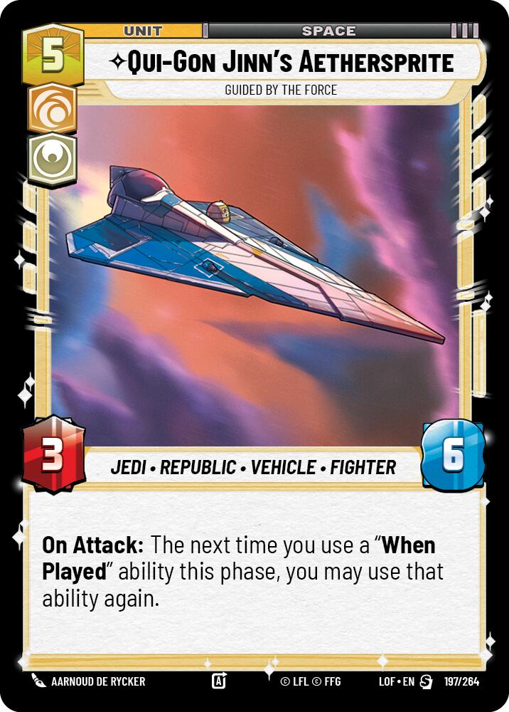 Qui-Gon Jinn's Aethersprite - Guided by the Force (197/264) (197/264) [Legends of the Force] | Galactic Gamez