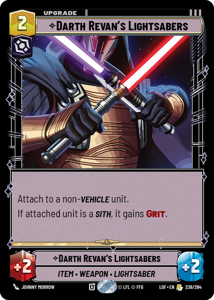 Darth Revan's Lightsabers (238/264) (238/264) [Legends of the Force] | Galactic Gamez