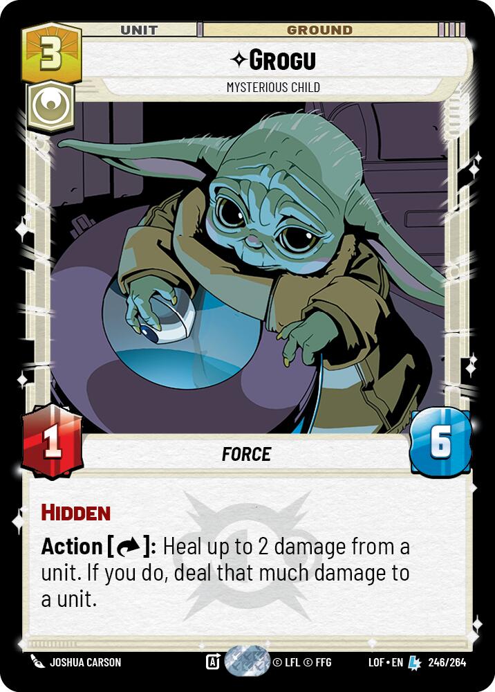 Grogu - Mysterious Child (246/264) (246/264) [Legends of the Force] | Galactic Gamez