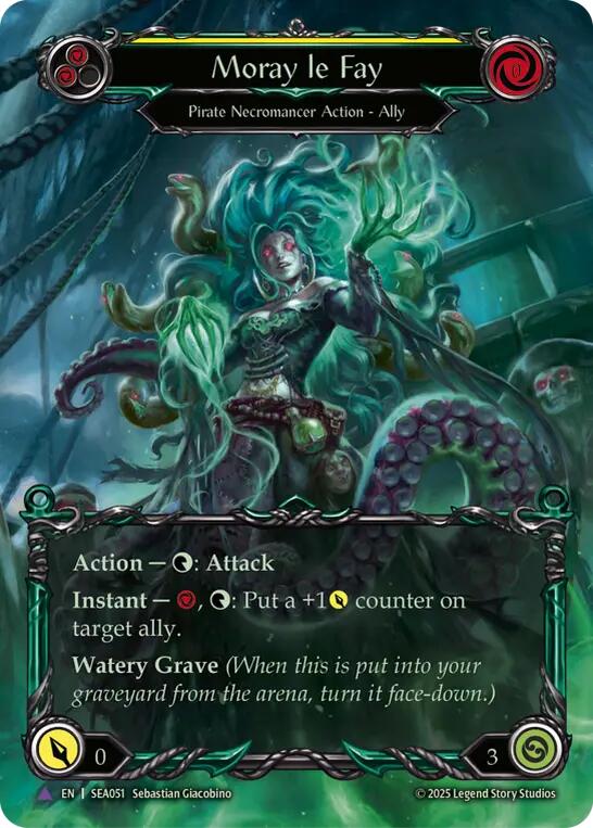 Moray le Fay (Marvel) [SEA051] (High Seas)  Cold Foil | Galactic Gamez