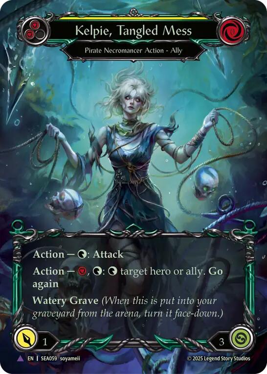 Kelpie, Tangled Mess (Marvel) [SEA059] (High Seas)  Cold Foil | Galactic Gamez