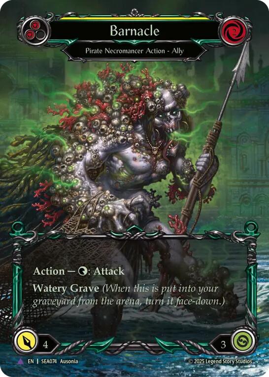 Barnacle (Marvel) [SEA074] (High Seas)  Cold Foil | Galactic Gamez