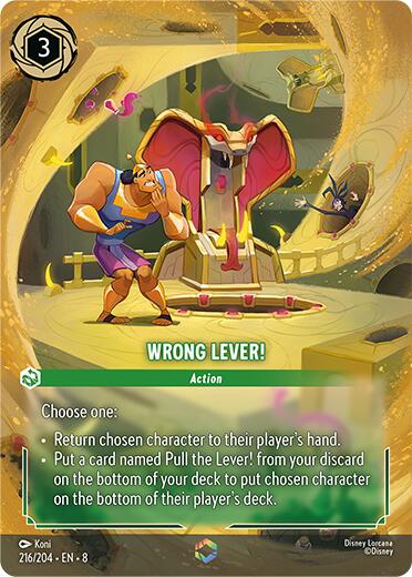 Wrong Lever! (Enchanted) (216/204) [Reign of Jafar] | Galactic Gamez