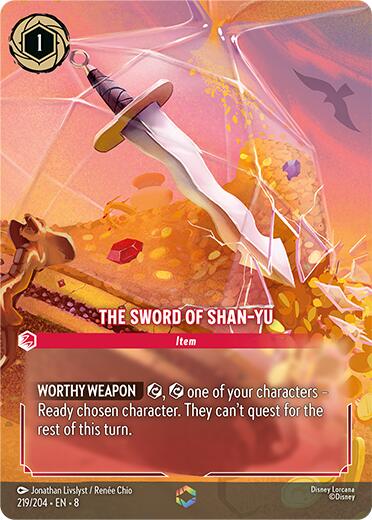 The Sword of Shan Yu (Enchanted) (219/204) [Reign of Jafar] | Galactic Gamez