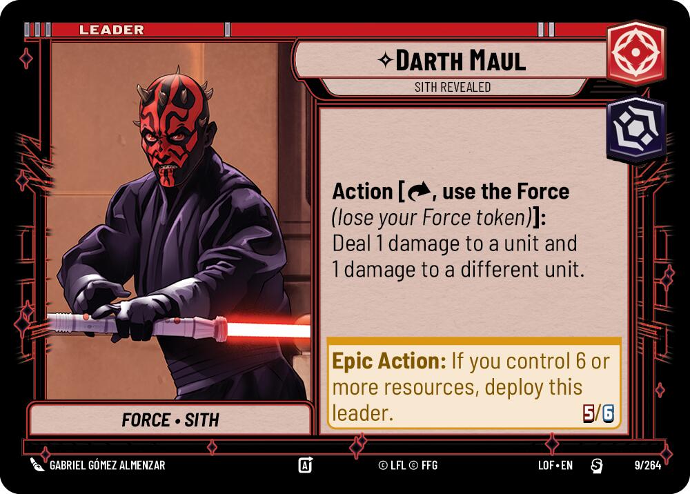 Darth Maul - Sith Revealed (009/264) (009/264) [Legends of the Force] | Galactic Gamez