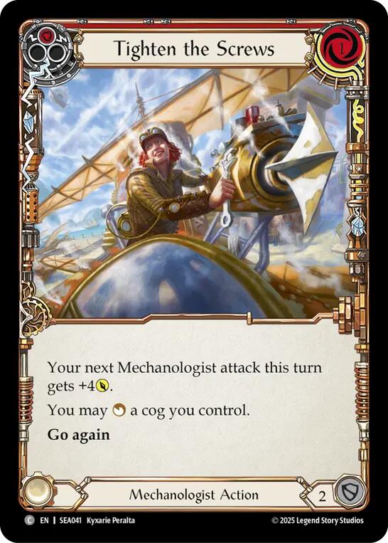 Tighten the Screws [SEA041] (High Seas)  Rainbow Foil | Galactic Gamez