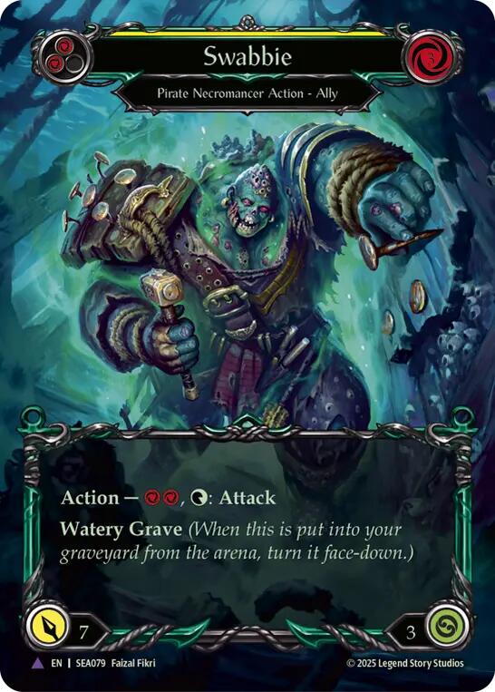 Swabbie (Marvel) [SEA079] (High Seas)  Cold Foil | Galactic Gamez