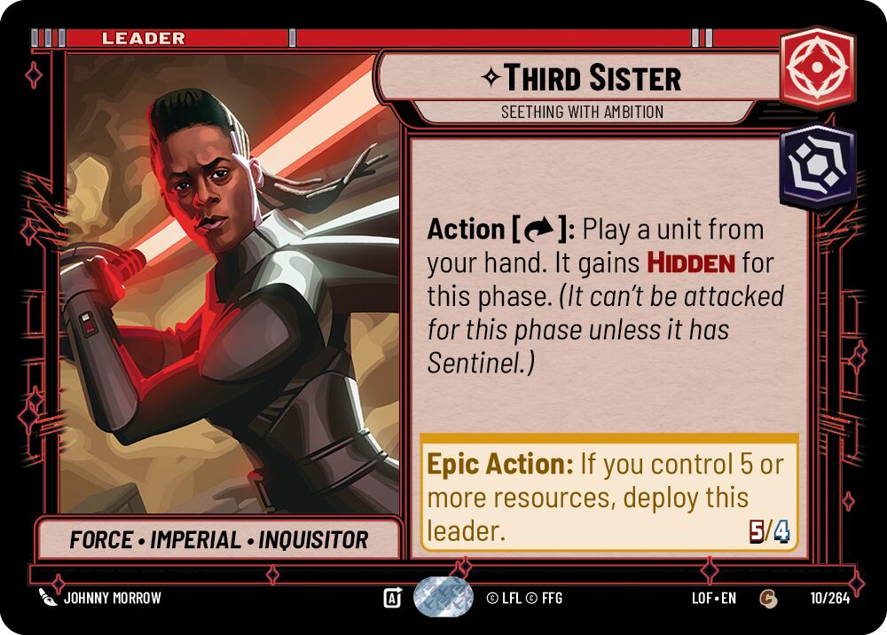 Third Sister - Seething With Ambition (010/264) (010/264) [Legends of the Force] | Galactic Gamez