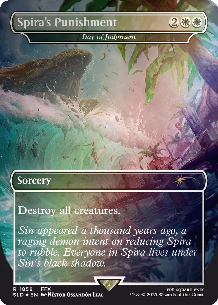 Spira's Punishment - Day of Judgment (Rainbow Foil) [Secret Lair Drop Series] | Galactic Gamez