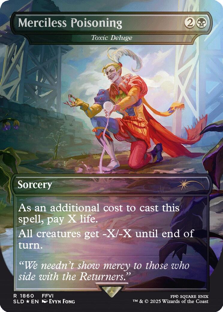 Merciless Poisoning - Toxic Deluge (Rainbow Foil) [Secret Lair Drop Series] | Galactic Gamez