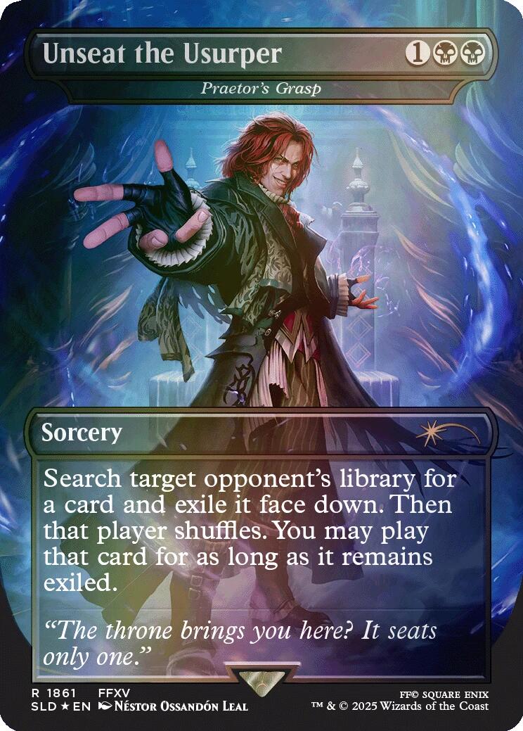 Unseat the Usurper - Praetor's Grasp (Rainbow Foil) [Secret Lair Drop Series] | Galactic Gamez