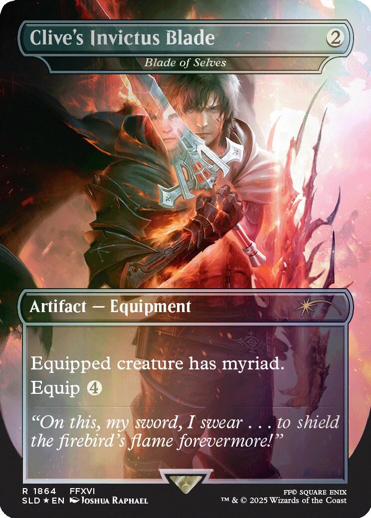 Clive's Invictus Blade - Blade of Selves (Rainbow Foil) [Secret Lair Drop Series] | Galactic Gamez