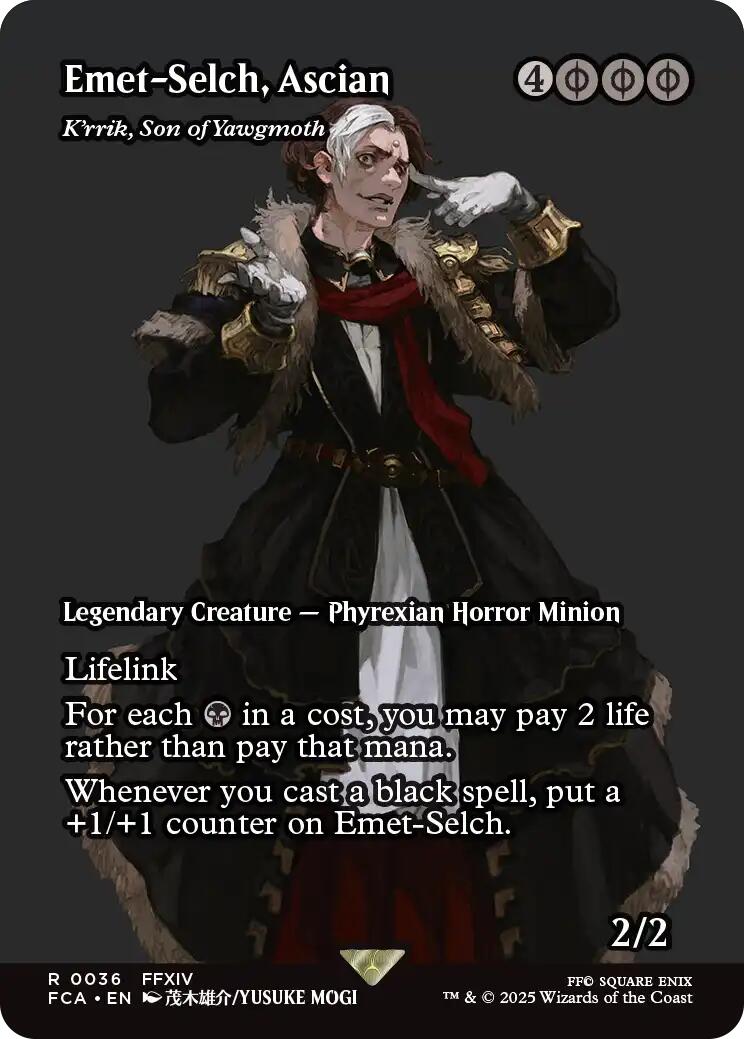 Emet-Selch, Ascian - K'rrik, Son of Yawgmoth (Showcase) [FINAL FANTASY : Through the Ages] | Galactic Gamez