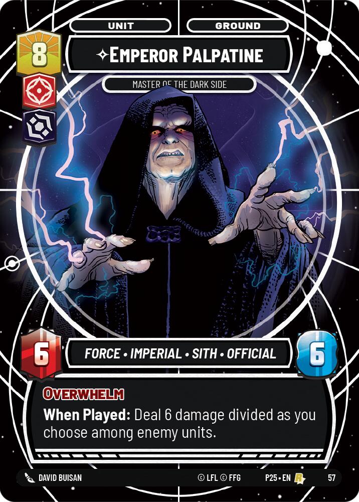 Emperor Palpatine (57) - Master of the Dark Side (57) [Store Showdown Promos] | Galactic Gamez