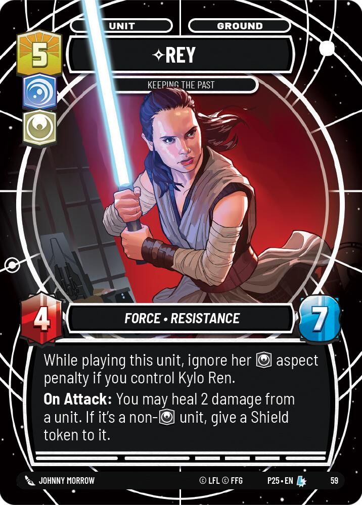 Rey (59) - Keeping the Past (59) [Store Showdown Promos] | Galactic Gamez
