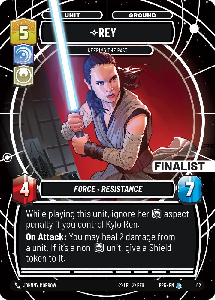 Rey (62) - Keeping the Past (Finalist) (62) [Store Showdown Promos] | Galactic Gamez