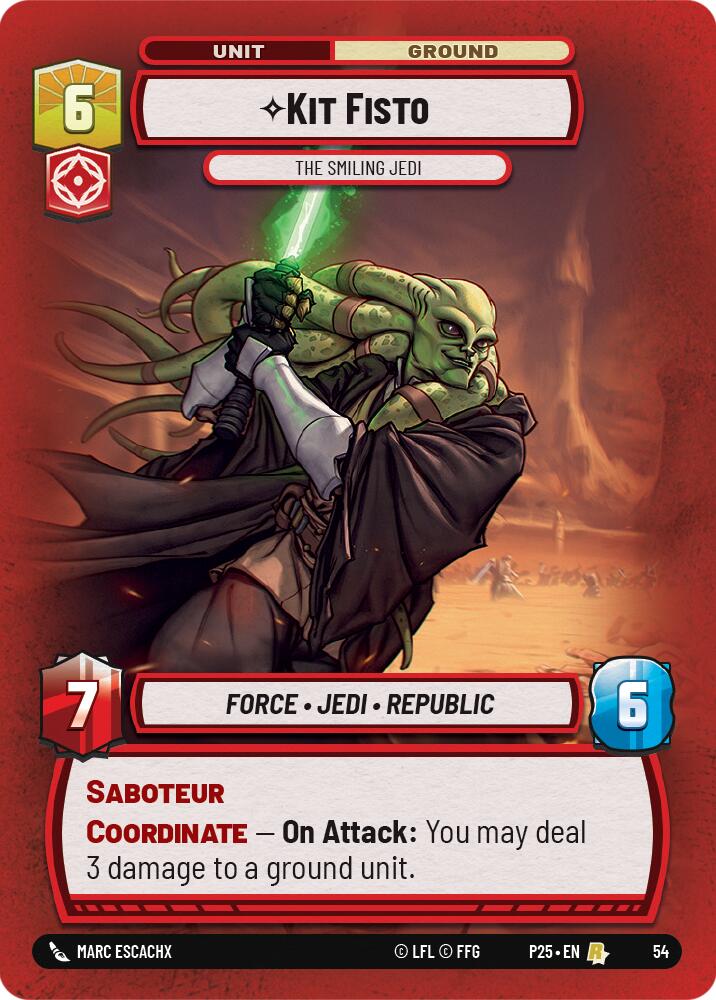 Kit Fisto (54) - The Smiling Jedi (54) [Store Showdown Promos] | Galactic Gamez