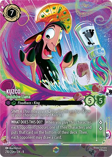 Kuzco - Impulsive Llama (Enchanted) (210/204) [Reign of Jafar] | Galactic Gamez
