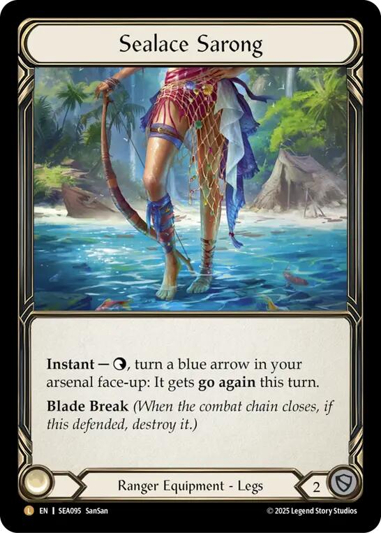 Sealace Sarong [SEA095] (High Seas)  Rainbow Foil | Galactic Gamez