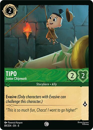 Tipo - Junior Chipmunk (89/204) [Reign of Jafar] | Galactic Gamez