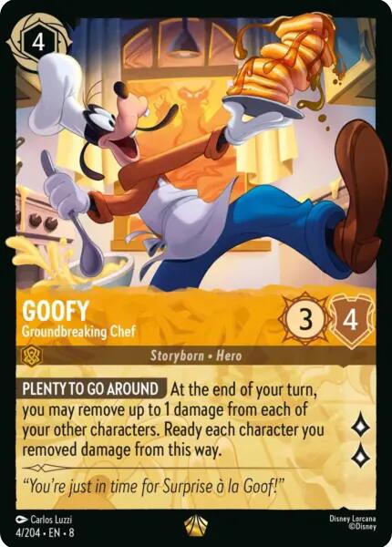 Goofy - Groundbreaking Chef (4/204) [Reign of Jafar] | Galactic Gamez