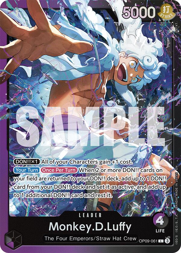 Monkey.D.Luffy (OP09-061) [Starter Deck: Purple/Black Monkey.D.Luffy] | Galactic Gamez